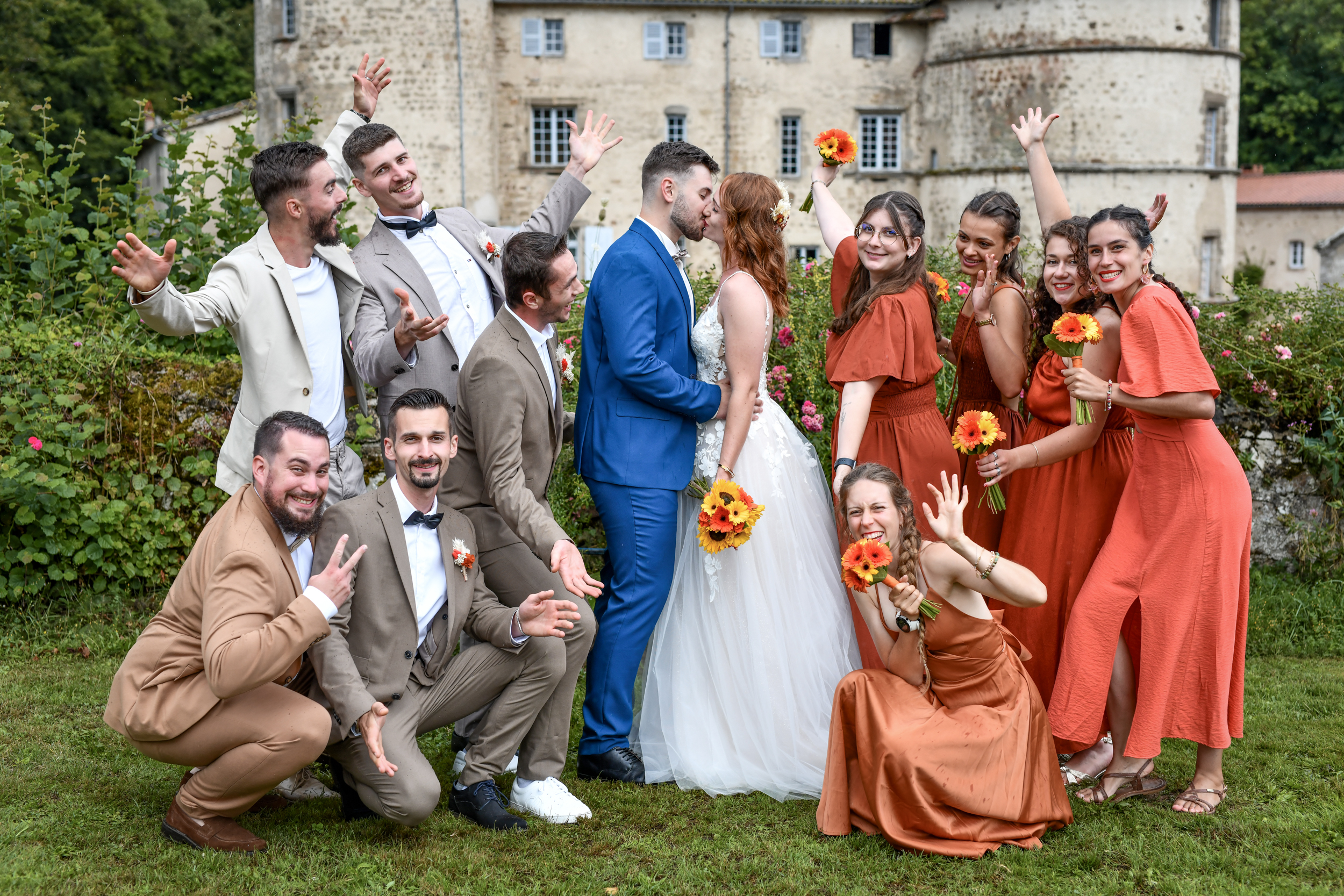 photographe mariage issoire puy de dôme domaine des martinanches
