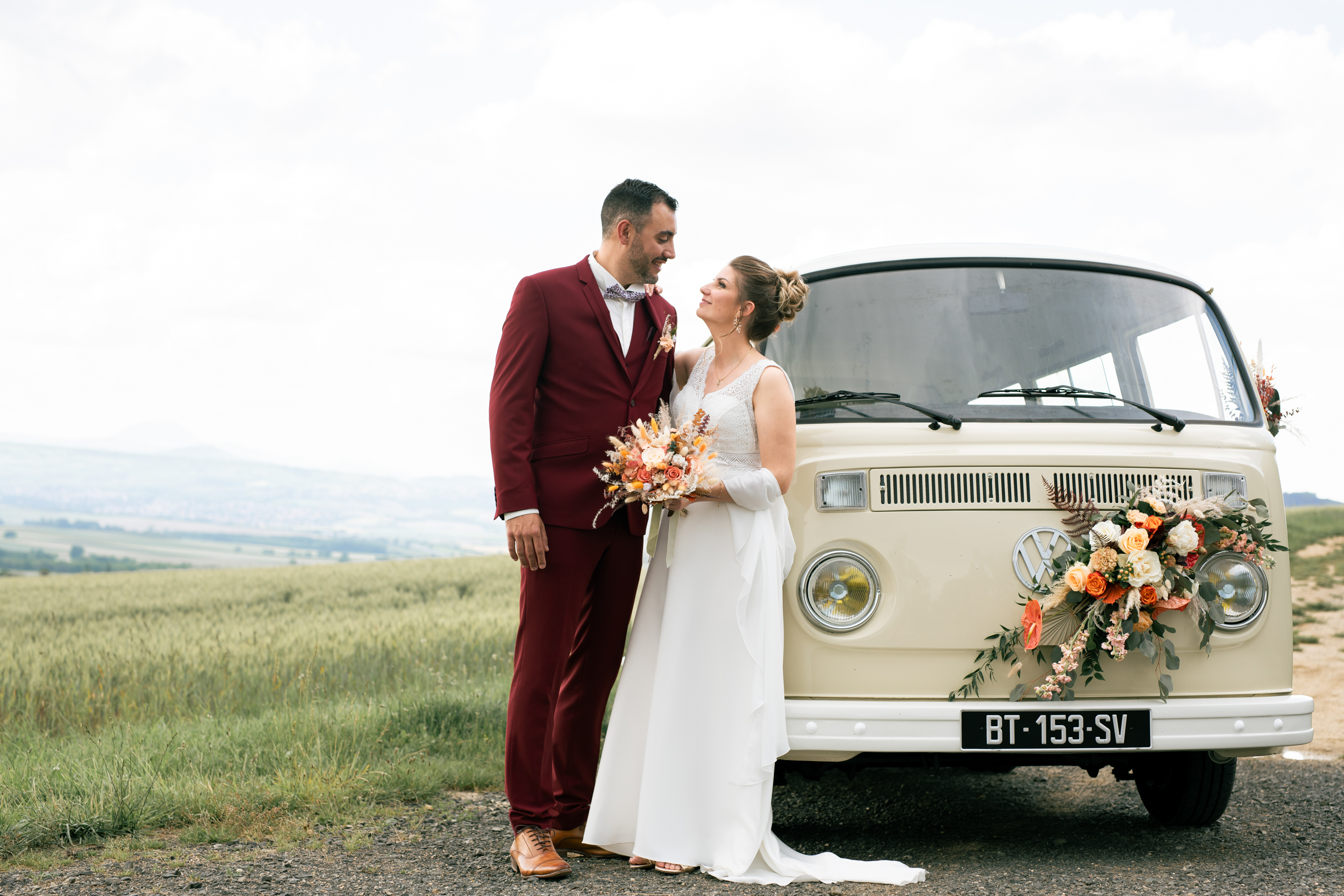 photographe mariage domaine de sola clermont ferrand auvergne mariés