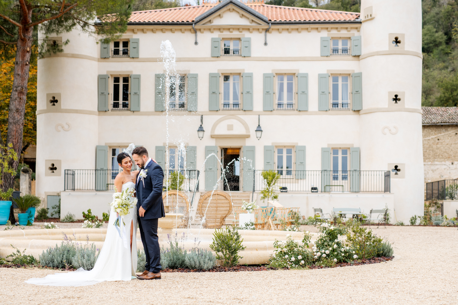 photographe mariage auvergne mariés château