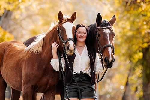 photographe haute loire cavalière chevaux